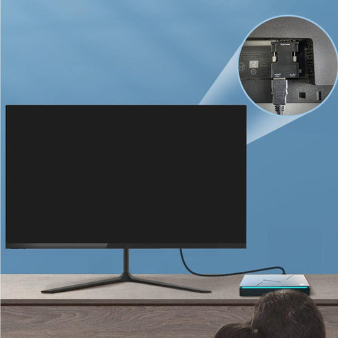 VGA to HDMI-Compatible Adapter Converter 1080P HDMI-Compatible Female to VGA Adapter for PC Laptop Projector