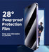 MAGIC JOHN iPhone 14 Pro Privacy Screen Protector 6.1" - 2 Pack, Tempered Glass, Bubble Free, Anti-Scratch, Case