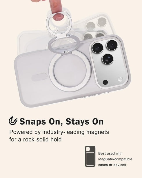 Foenor MagSafe,360Rotation 17/16/15/14/13/12 Phone Ring Holder for Magnetic Phone Grip Ultra-Thin & Lightweight