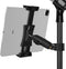 Peastrex Adjustable iPad Holder for Mic Stand, Rotatable Tablet Phone Mount with Super Handle Clamp for 4 to 13.5inch