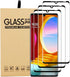 LG Velvet 5G Screen Protector - 3 Pack, Tempered Glass, 9H Hardness, HD Clear, Scratch Resistant, Bubble Free,