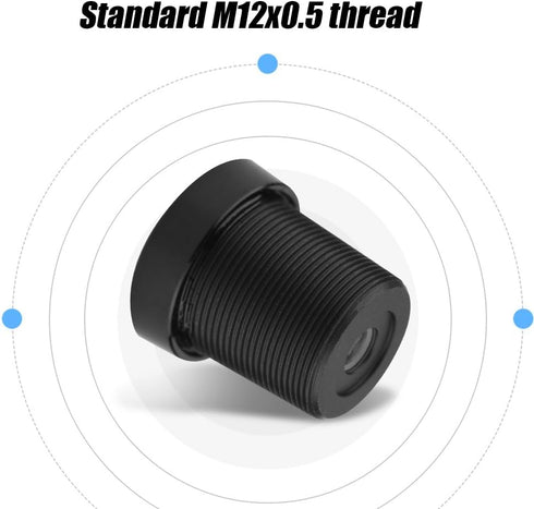 TV Lens/CCTV Lens, 1.8mm 170° Wide Angle Lens, 1MP IR Board Lens for 1/3" & 1/4" CCD Security Camera