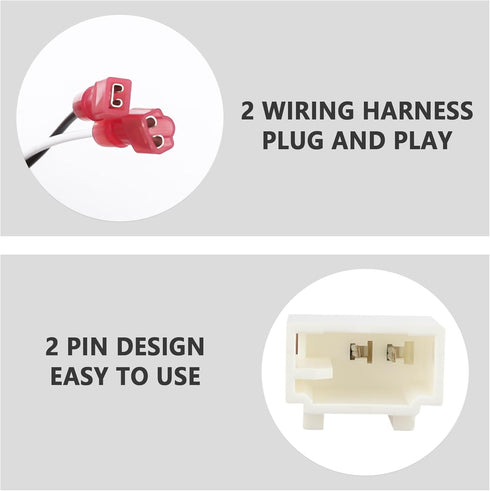 2PCS Car Speaker Adapter Harness for Front+Rear Door Speakers, Premium Connector Compatible with Toyota Subaru