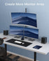 HUANUO Single Monitor Stand Desk Mount, Fully Adjustable 39 Inch Stand for 13-32 In Screen, Holds up to 22lbs with C