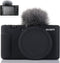 Camera Case for Sony ZV-1, ZV1 Digital Camera Anti-Scratch Slim Fit Soft Sleeve with Screen Protector