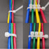 1000pcs 4 Inch, 4 Small White Zip Ties Mini Cable Ties Tiny Zipties In Micro Self Locking Plastic Clear Tie Wraps Thin