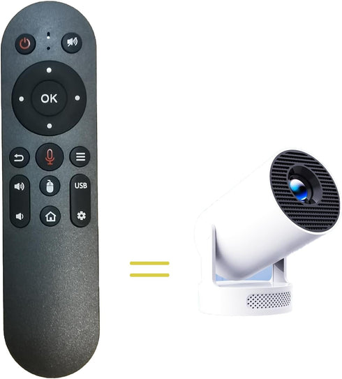 RUOYINKE Voice Remote Control Compatible for Magcubic HY300Pro+, HY310 Manual Focus 4K Mini