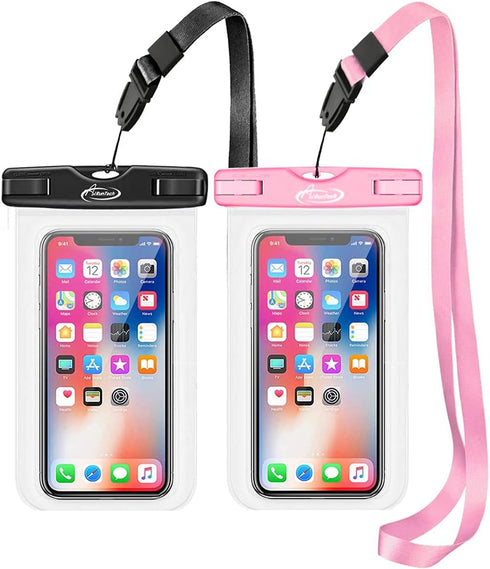 AiRunTech Waterproof Case, Cell Phone Dry Bag Compatible for iPhone 14/13/12/12 Pro Max/11/11 Pro/SE/Xs Max/XR/8P/7