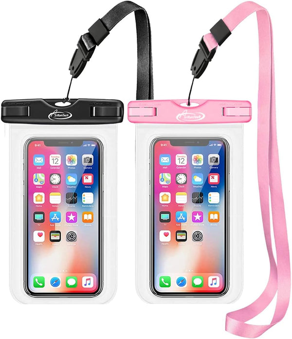 AiRunTech Waterproof Case, Cell Phone Dry Bag Compatible for iPhone 14/13/12/12 Pro Max/11/11 Pro/SE/Xs Max/XR/8P/7