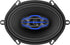 Jensen JS6804 4-Way Car Audio Speakers Pair, 5x7 / 6x8 inch, 160 Watts Peak Power, 35mm Mylar Dome Midrange