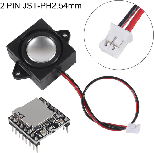 Diitao 2pcs 3 4 JST-PH2.0mm 2 MP3 W Ohm Mini Speaker Micro Speaker pin Interface with Mini Player Module