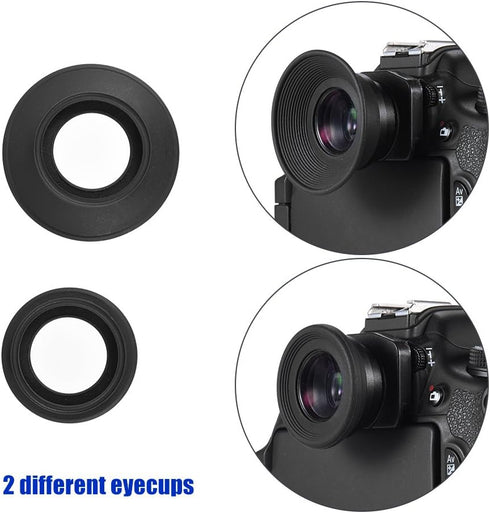 1.51X Zoom Viewfinder Eyepiece Magnifier, Aid for Short Sighted Long Sighted DSLR Photographers, for Glasses Wearers
