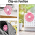 VersionTECH. Mini Handheld Fan, USB Desk Fan, Portable Table Fan with Rechargeable Battery for Travel, Pink
