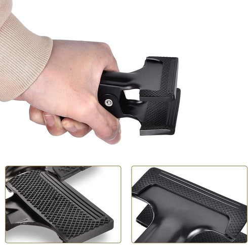 Backdrop Spring Clamps With Hook, 2 Pack of 4" Heavy Duty Clips for Photography Background Stands