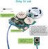 Recordable Sound Module, Icstation 8M USB Programmable Sound Chip with Speaker, Push Button Activated for DIY Music