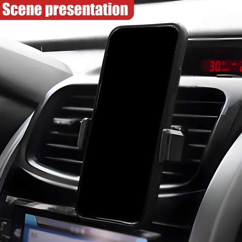 Tuxihapp Air Vent Phone Mount for Car Universal Cell Phone Holder, Small Clip Car Mount Stand Automobile Cradle