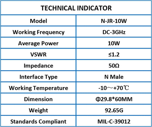 TOJOIN 1pcs SMA Male Load/RF Termination Load DC to 3GHZ Coaxial SMA Terminators Connector Adapter 50 Ohm