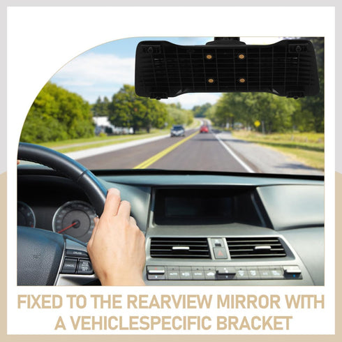 6.89X4.53X2.75 Inches HOMSFOU Rearview Mirror Dash Cam Mount Bracket with Adjustable Back Plate for Driving Recorder