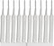 50pcs Multifunctional Mobile Phone Charging Port Cleaning Brush, 65mm Dust Shower Hole Cleaning Mini Brush Bendable