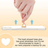Moxweyeni 8 Pcs Cell Phone Finger Ring, Adhesive Metal Grip Loop Stand for DIY Hanging Supplies - Heart Grip