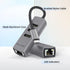 WALNEW USB-C to Ethernet Adapter, 4 in 1 USB C Hub with LAN RJ45, Aluminum Gigabit Network Cable Converter for PC