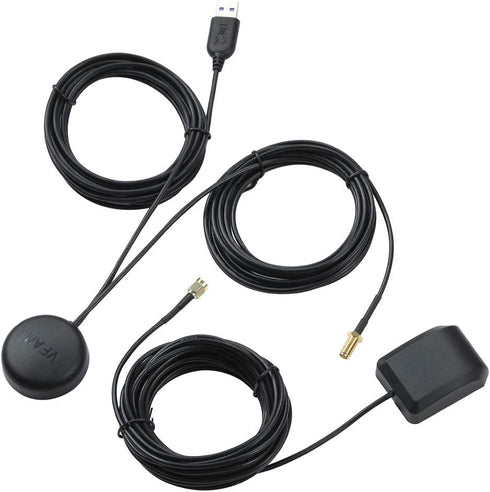 VFAN GPS Repeater Signal Booster Amplifier Signal Strength Active Antenna for Car/Trucks/Indoor Use,