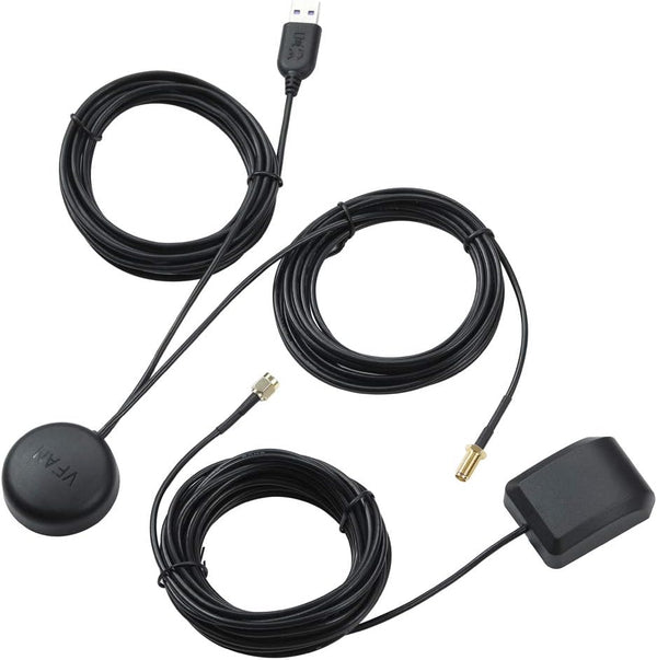 VFAN GPS Repeater Signal Booster Amplifier Signal Strength Active Antenna for Car/Trucks/Indoor Use,