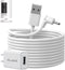 OLAIKE 5m/16ft Charge Cable with DC Power Adapter for Ring Stick Up Cam Battery 3rd Gen/2nd Gen/Plug-in, Weatherproof