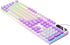 TsuvyXeg Gaming Keyboard Wired E-Sports Key Board RGB Backlit Computer Keyboard Round Key