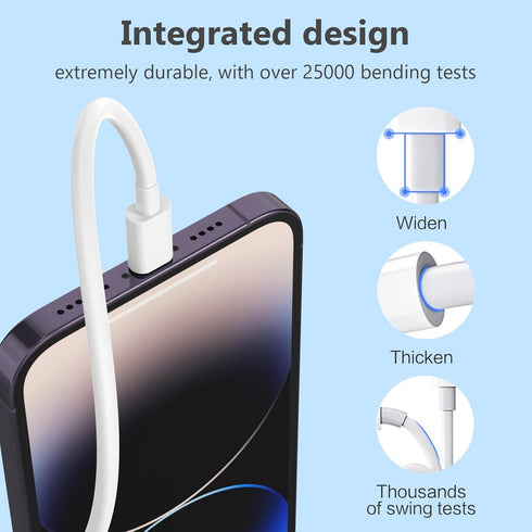 USB C to Lightning Cable, Apple MFi Certified 5 Pack 6 FT, Fast Charging Cord Compatible with iPhone Models