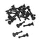 20 Pcs uxcell Case Fan Mount Screws, Silicone Reducing Noise Vibration Mounting Pin Rivet, 9mm x 22.7mm for PC Chassis