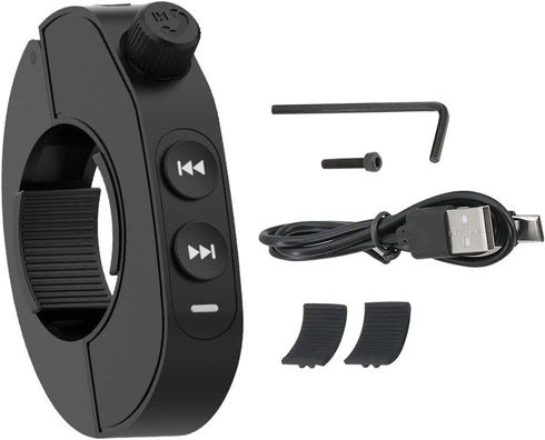 MLKOSS Bluetooth Media Button Remote Wireless Handlebar Remote Controller for Car Bike Motorcycle
