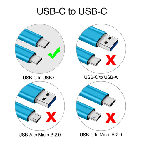 CBUS 10ft Heavy-Duty Braided USB C to C Fast Charging Cable Compatible with iPhone 15/Pro/Max/Plus, iPad Pro/Air, Samsung S24/S23/S22/S21 Ultra, Motorola, Pixel, TCL - USB Type C Cord (Electric Blue)