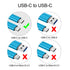 CBUS 10ft Heavy-Duty Braided USB C to C Fast Charging Cable Compatible with iPhone 15/Pro/Max/Plus, iPad Pro/Air, Samsung S24/S23/S22/S21 Ultra, Motorola, Pixel, TCL - USB Type C Cord (Electric Blue)