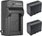 Kastar 2-Pack NP-F960 / NP-F970 Battery and AC Wall Charger, Replacement for Feelworld FW759 7 INCH Slim DSLR Monitor