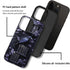 DAIZAG 14 Case Compatible with iPhone Pro Max,Glossy Durable Shock Protection Cover for Girl Women,Raven Bookshelf Dark