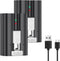 POWEROWL Replacement for Ring Doorbell Battery, 6400mAh Rechargeable Batteries for Ring Camera, 2 Pack