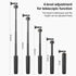 Yunseity 7.5in-20.8in Selfie Stick Tripod for Action Cameras, Extendable Tripod Stand with Magnetic Suction Quick