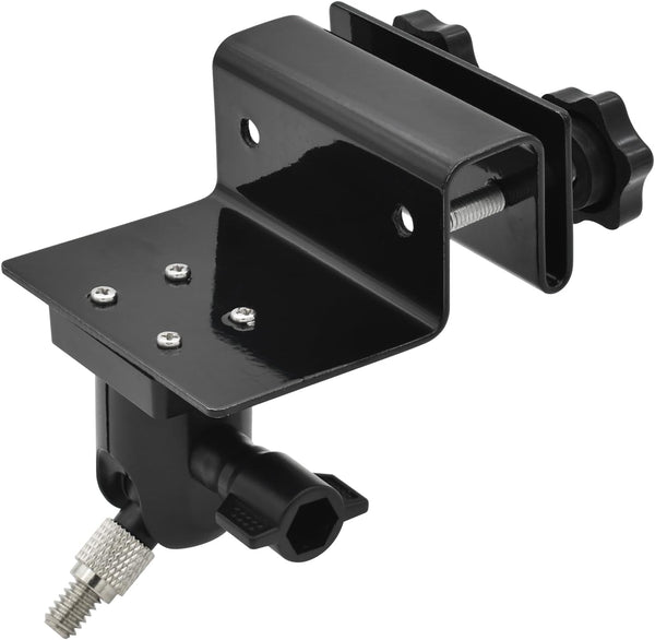 Holicfun Outdoor Security Camera Gutter Mount, Compatible with Ring, Blink, Eufy, Wyze, Google Nest, Arlo - Black