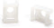 THE CIMPLE CO Cable Tie Base Saddle Mount - Wire Holder Organizer, 100 Pack, White Zip Tie Mounting Block