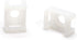 THE CIMPLE CO Cable Tie Base Saddle Mount - Wire Holder Organizer, 100 Pack, White Zip Tie Mounting Block