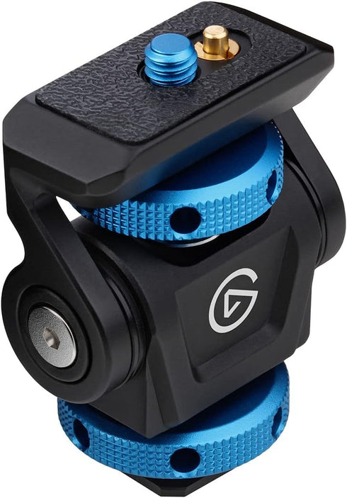 Elgato Cold Shoe - Adjustable ¼ inch Thread Mount for Lights, Microphones, Compatible with Key Light Mini
