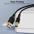 REPIND 10 2.0 USB Printer Cable Feet USB A to B Printer Cable USB B Cable High Speed Scanner Printer Cord for HP