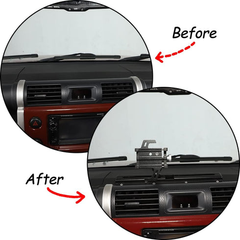 Car Instrument Panel Track Mobile Phone Holder for Toyota FJ Cruiser 2007-2021, Multifunctional Phone Holder Accessories