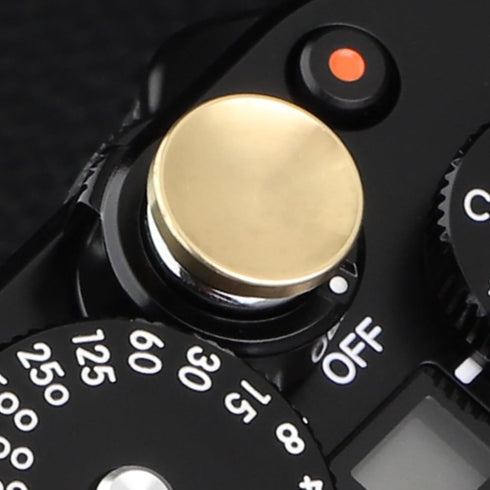 Exquisite Copper Concave Shutter Release Button for Fujifilm XE5 GFX100RF XM5 X-T5