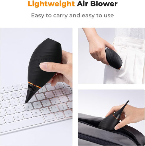 K&F Concept Air Blower with Long Nozzle/Short Nozzle Switch Design, Single Air Intake for Digital SLR Lens Sensor