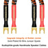 UCINNOVATE 4 x HiFi OFC Speaker Jumper Cable with Spade, 21cm Bi-Wire Speaker Jumper Plates, 11AWG Cable Bridge