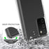 Sucnakp Premium Clear Back Panel + TPU Bumper Cover for Samsung Galaxy A03S Case, US Version (YKL Clear)