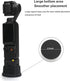 PCTC Silicone Non-Slip Desktop Mount for DJI Osmo Pocket 3, Lightweight and Compact Accessories (Silicone Black/Large)