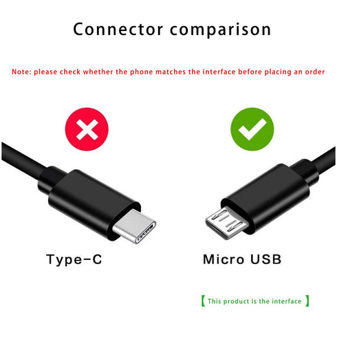 5FT Micro USB Charger Charging Power Cable Compatible for Cowin e7 SE7 E9 E8 SE8 E7 Pro, Jabra Elite 45e 65t Evolve 75